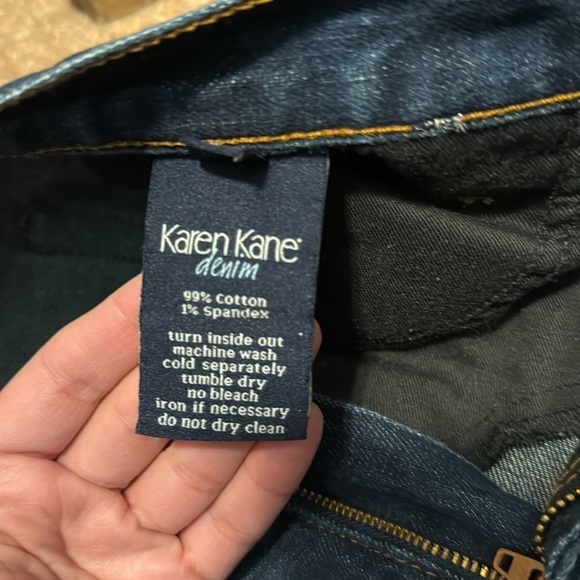 Karen Kane starburst rhinestone jeans size 8 - Picture 3 of 10